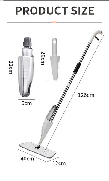 Healthy WaterSpray Mop Flat Floor Cleaner