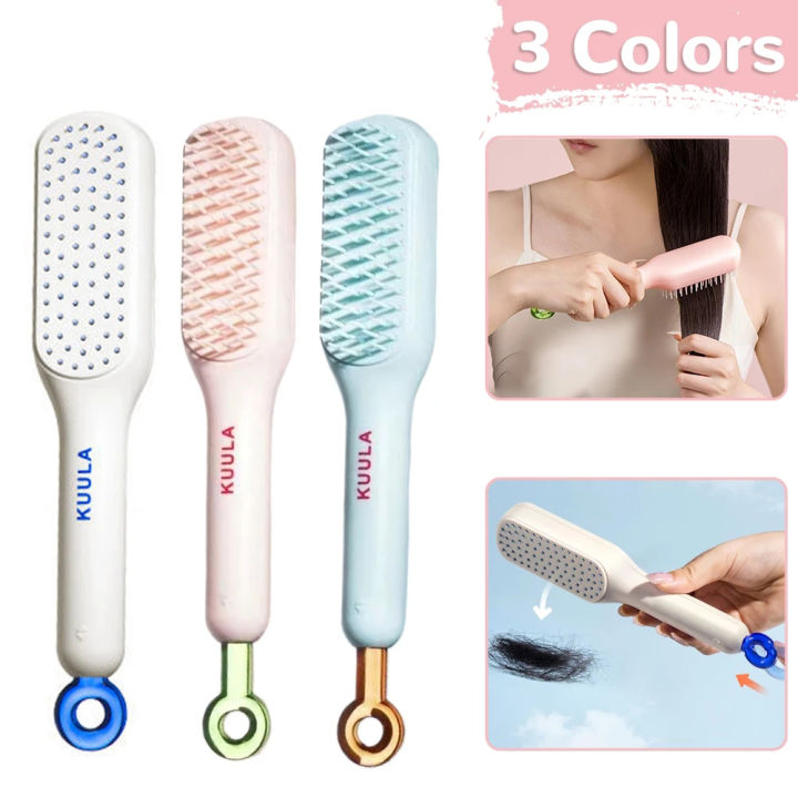 Telescopic Self Cleaning Hai Brush