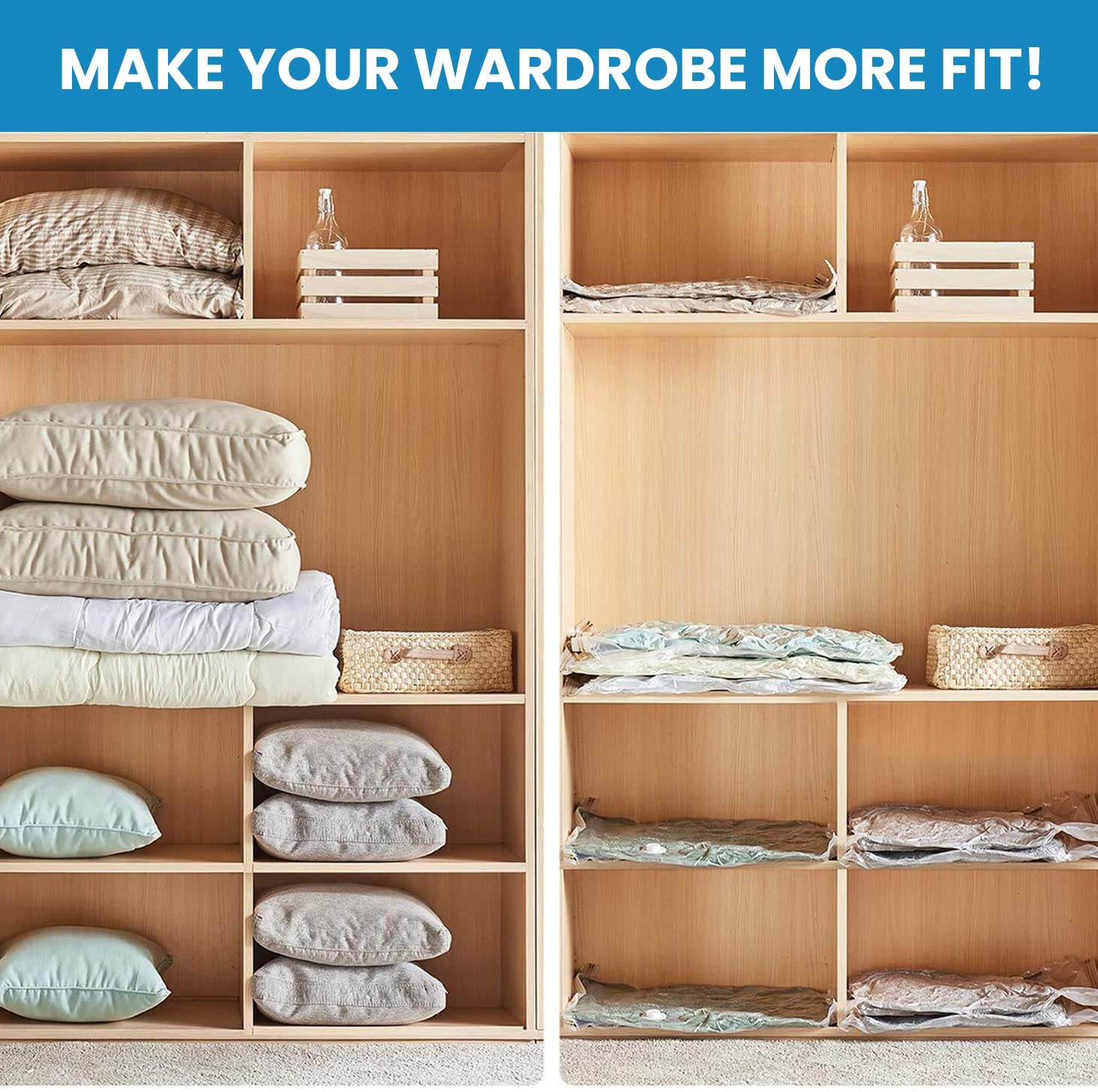 Vacuum Storage Bags with Pump